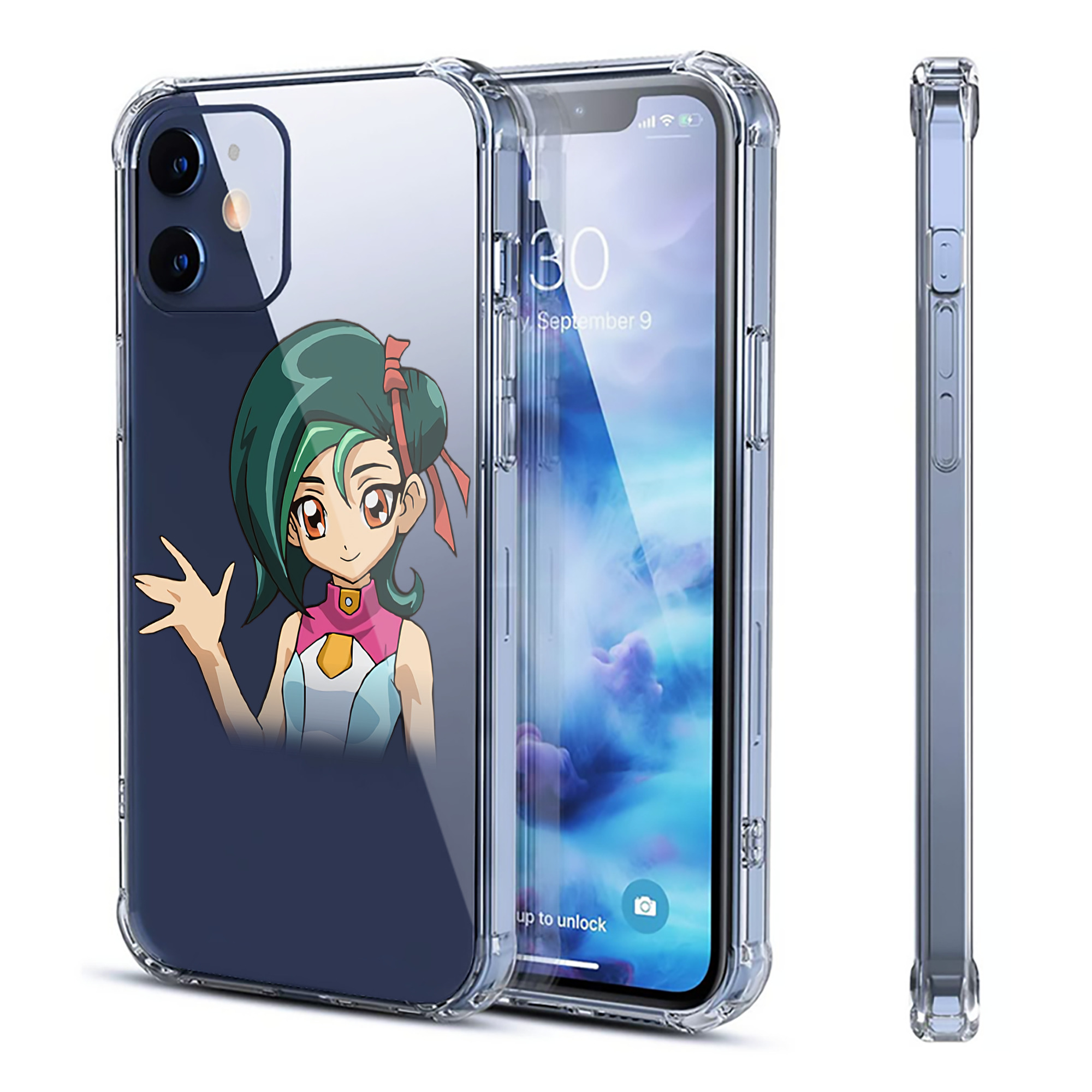 （画像用） 遊☆戯☆王 Yu-Gi-Oh! 【iPhone 12シリーズ対応】透明スマホケース（クリアソフトケース）